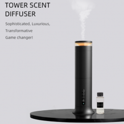 2 Pks Luxury Aluminum Small Waterless Nebulizer Scent Diffuser Air Humidifier