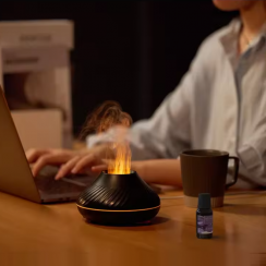 2 Pks Light Flame Aroma Diffuser Humidifier
