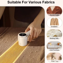 5 Pks Rechargeable Fabric Hairball Shaver